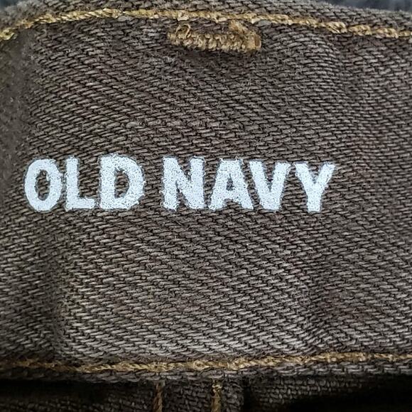 Old Navy Pants Mens 34x32 Brown Carpenter Double Knee Utility Workwear Stretch - Picture 8 of 12